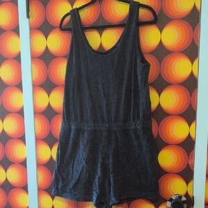 COS Black Terry Romper